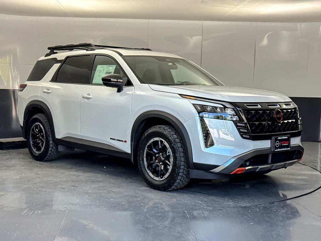 Everest White Pearl Tricoat 2026 Nissan Pathfinder Rock Creek 4WD SUV / Crossover All-Wheel Drive 9-Speed Automatic