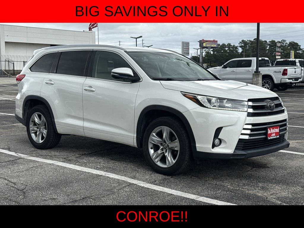 2018 Toyota Highlander Limited White at Community Kia