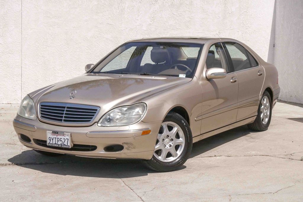 designo Silver 2001 Mercedes-Benz S-Class Sedan Rear-Wheel Drive 5-Speed Automatic Overdrive