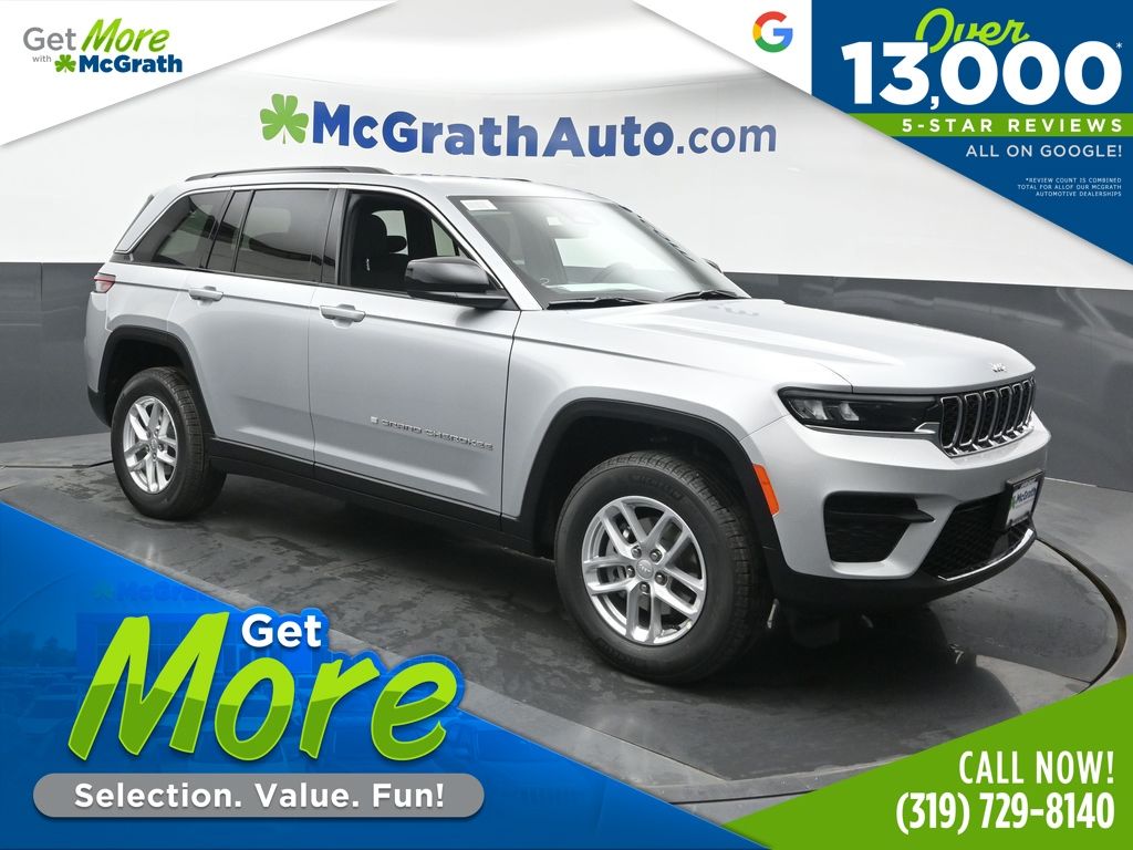 Silver Zynith 2025 Jeep Grand Cherokee Laredo X 4WD SUV / Crossover Four-Wheel Drive 8-Speed Automatic