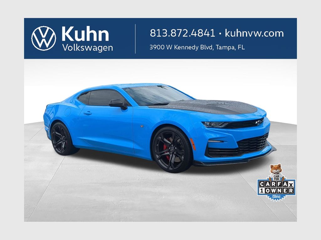 Rapid Blue 2023 Chevrolet Camaro Coupe Rear-Wheel Drive Automatic