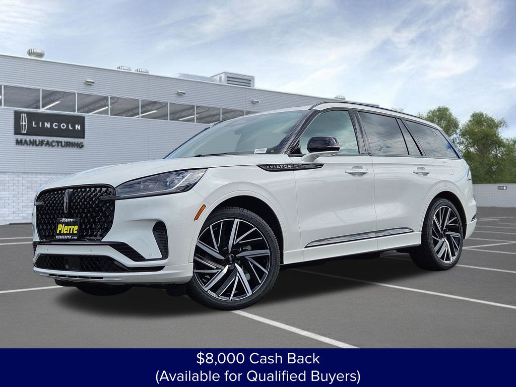 White Metallic 2026 Lincoln Aviator SUV / Crossover All-Wheel Drive Automatic