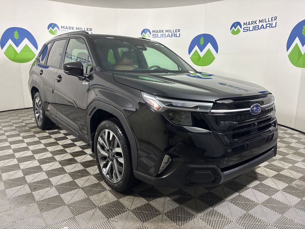 Crystal Black Silica 2026 Subaru Forester Hybrid Touring AWD SUV / Crossover All-Wheel Drive Continuously Variable Transmission