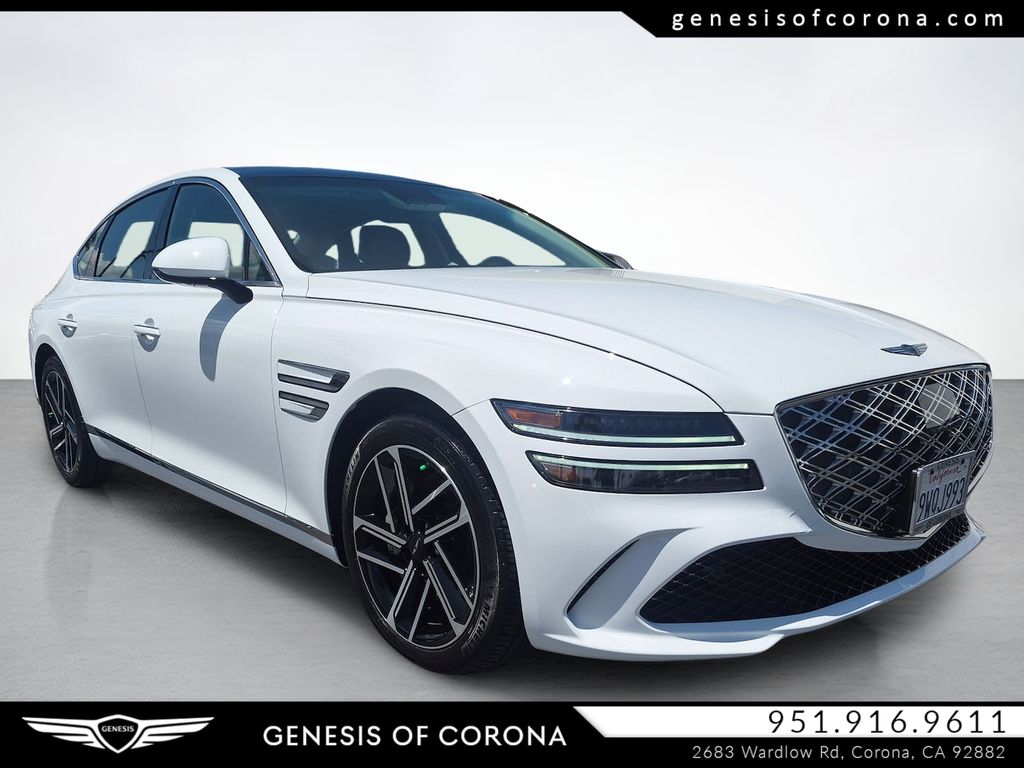 White 2026 Genesis G80 2.5T Advanced AWD Sedan All-Wheel Drive 8-Speed Automatic