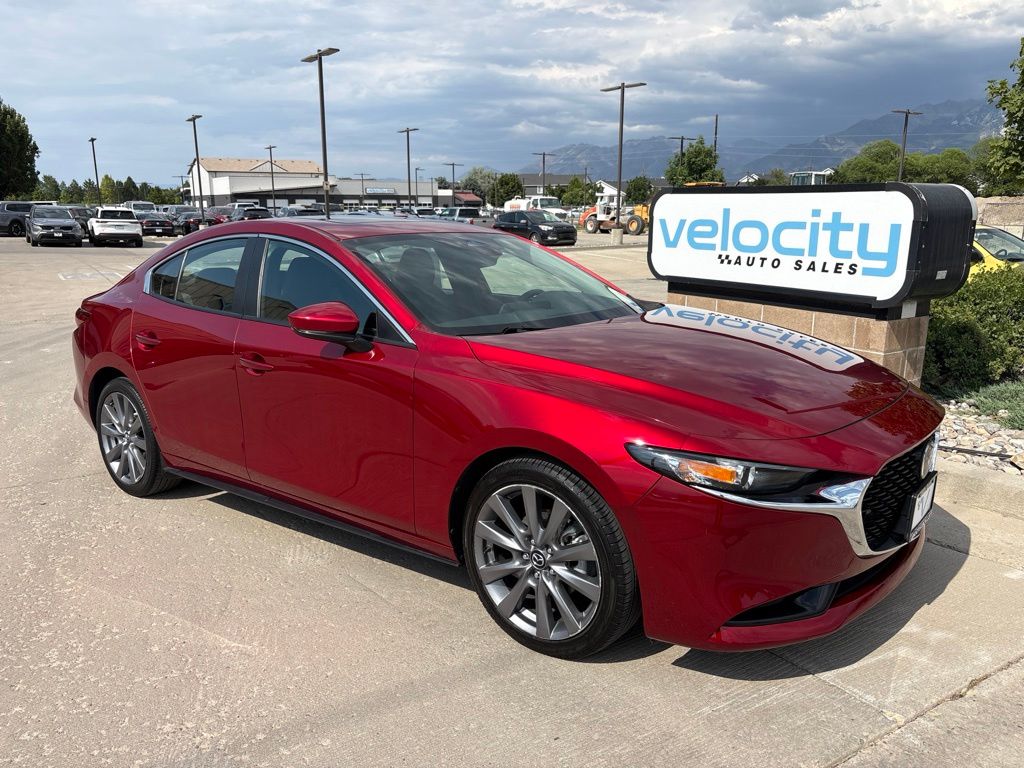 Soul Red Crystal Metallic 2024 Mazda MAZDA3 Sedan Front-Wheel Drive 6-Speed Automatic