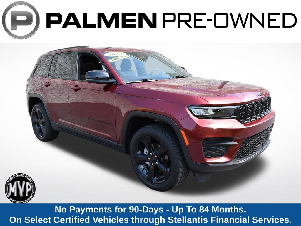 Velvet Red Pearlcoat 2024 Jeep Grand Cherokee SUV / Crossover Four-Wheel Drive 8-Speed Automatic