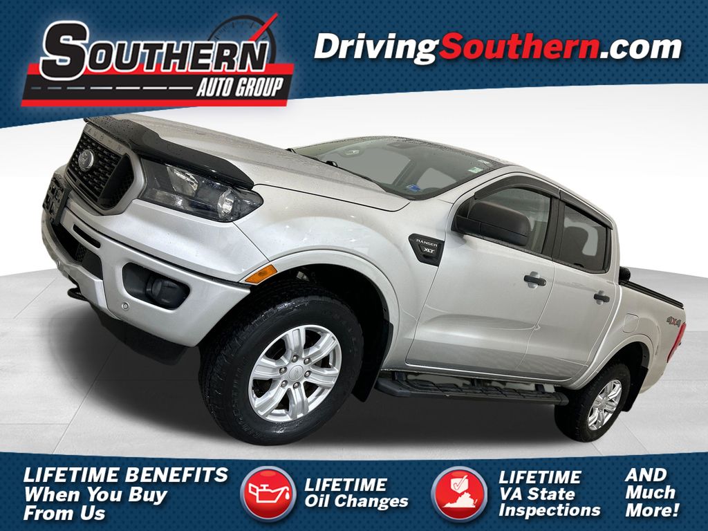 Ingot Silver 2019 Ford Ranger Pickup Truck Four-Wheel Drive Automatic