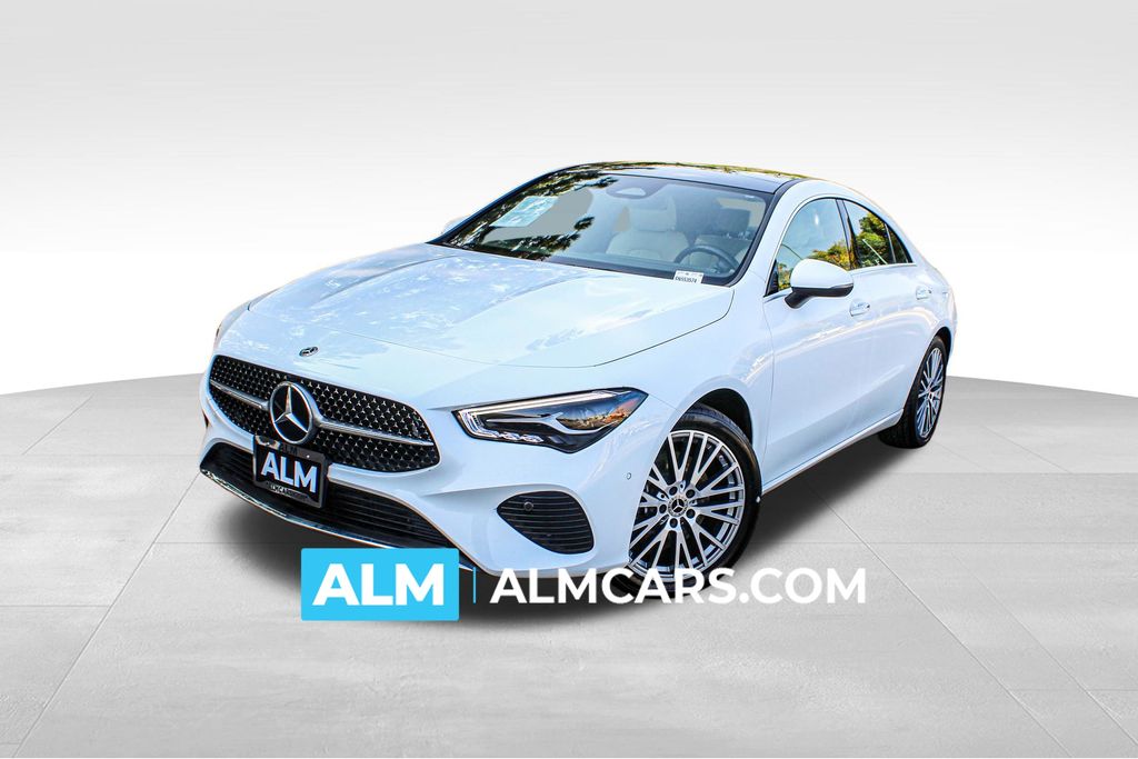 White 2025 Mercedes-Benz CLA Coupe Front-Wheel Drive 8-Speed Dual Clutch