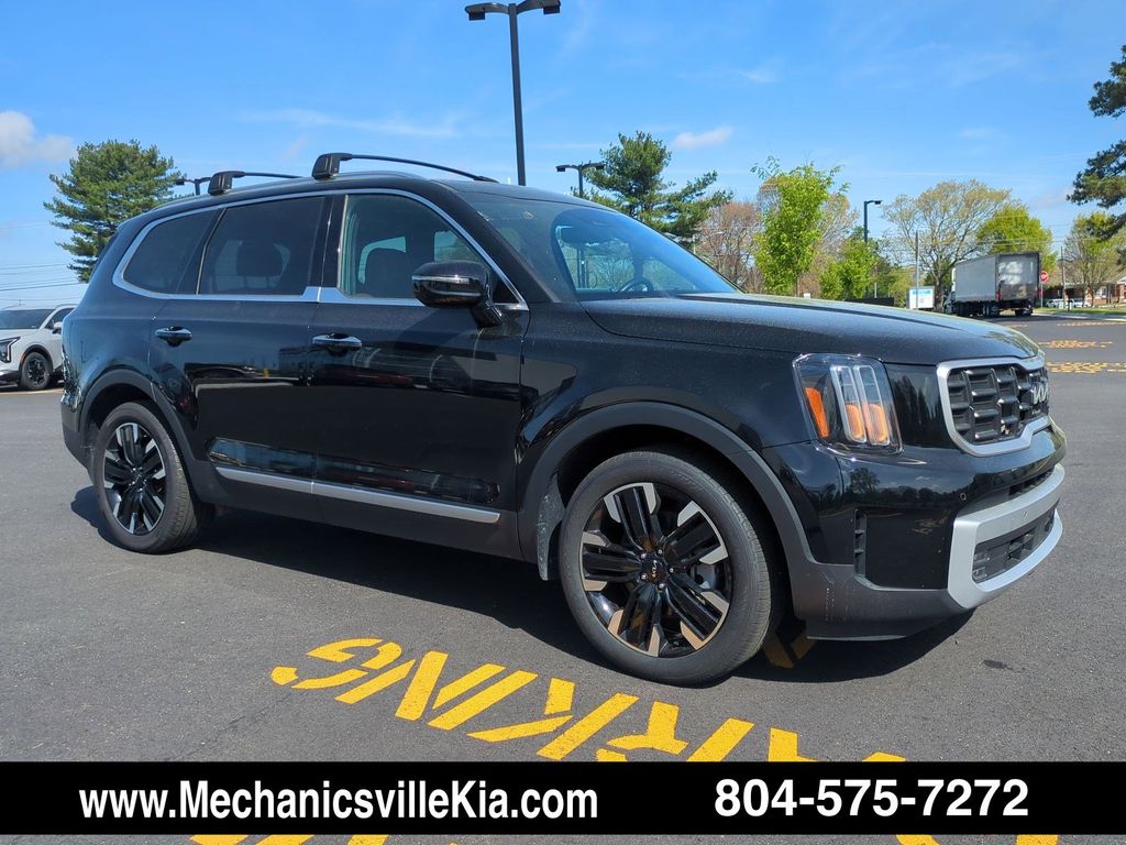Ebony Black 2024 Kia Telluride SX-Prestige AWD SUV / Crossover All-Wheel Drive 8-Speed Automatic