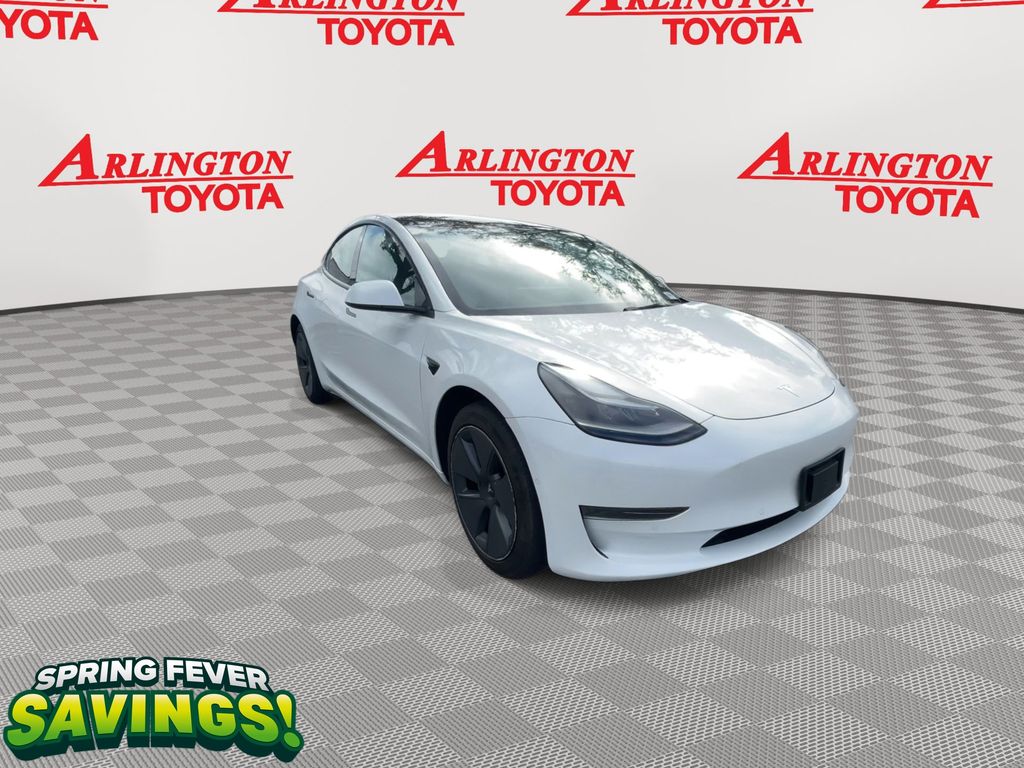 Used 2022 Tesla Model 3 Base with VIN 5YJ3E1EA7NF117492 for sale in Jacksonville, FL