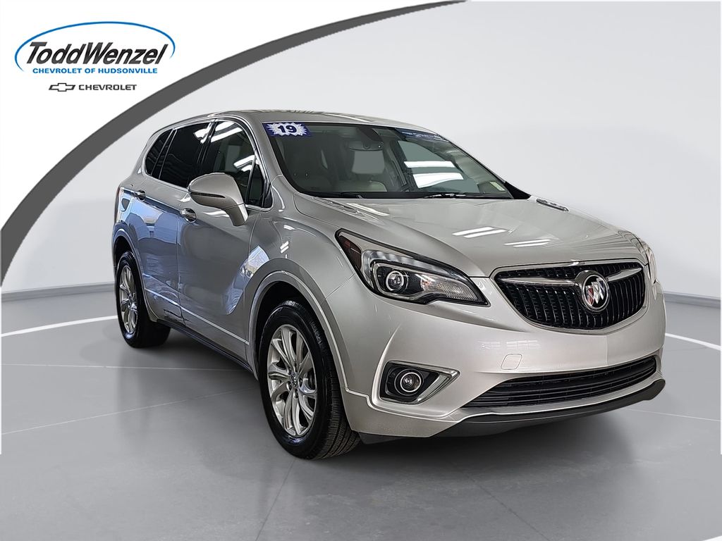Galaxy Silver Metallic 2019 Buick Envision Preferred AWD SUV / Crossover All-Wheel Drive 6-Speed Automatic