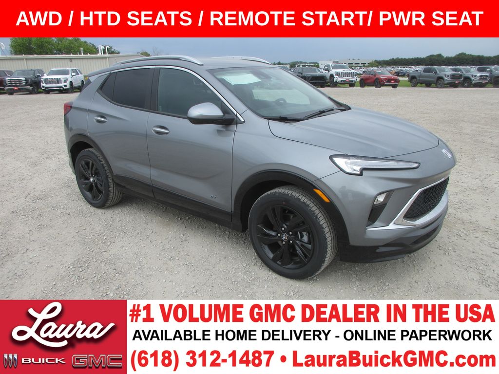 Moonstone Gray Metallic 2026 Buick Encore GX SUV / Crossover All-Wheel Drive 9-Speed Automatic