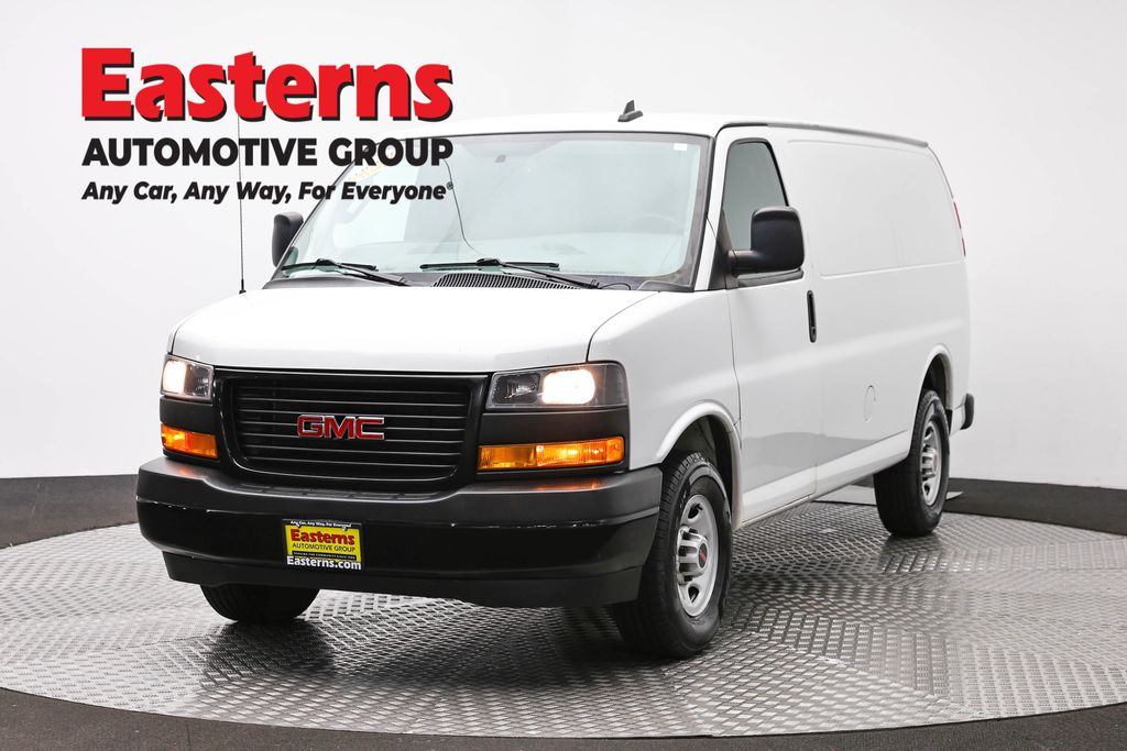 Summit White 2020 GMC Savana Cargo Van Rear-Wheel Drive 6-Speed Automatic Overdrive