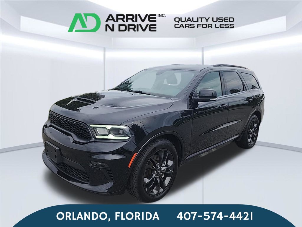 DB Black Clearcoat 2022 Dodge Durango SUV / Crossover All-Wheel Drive 8-Speed Automatic