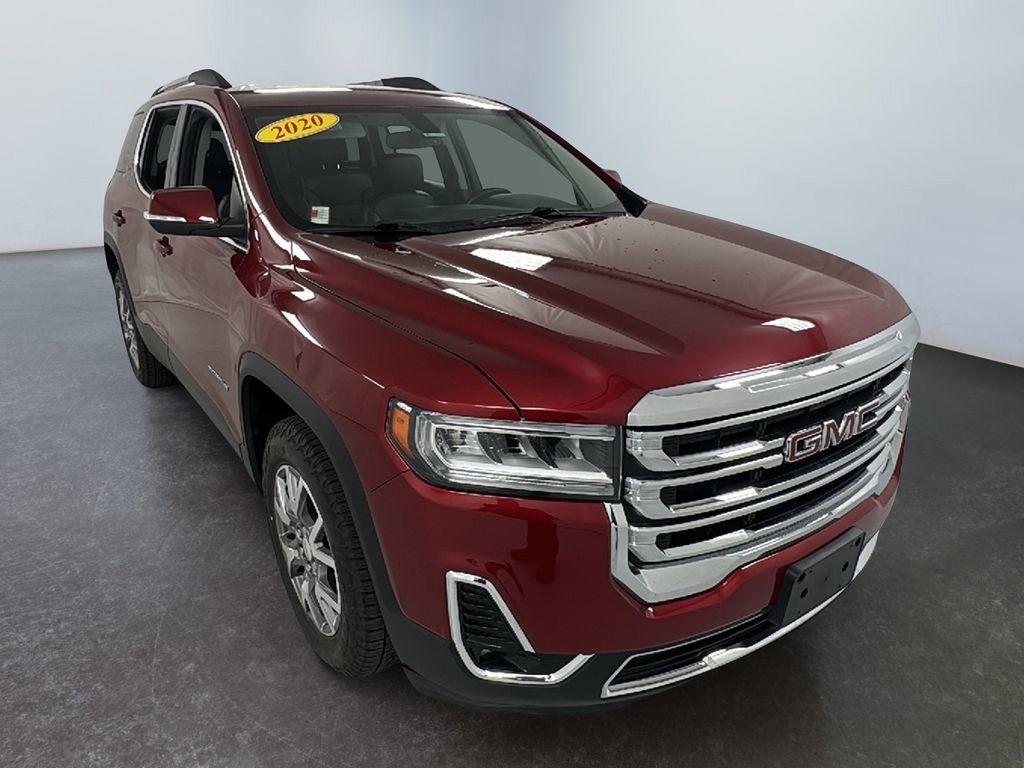 Red Quartz Tintcoat 2020 GMC Acadia SLT AWD SUV / Crossover Four-Wheel Drive 9-Speed Automatic