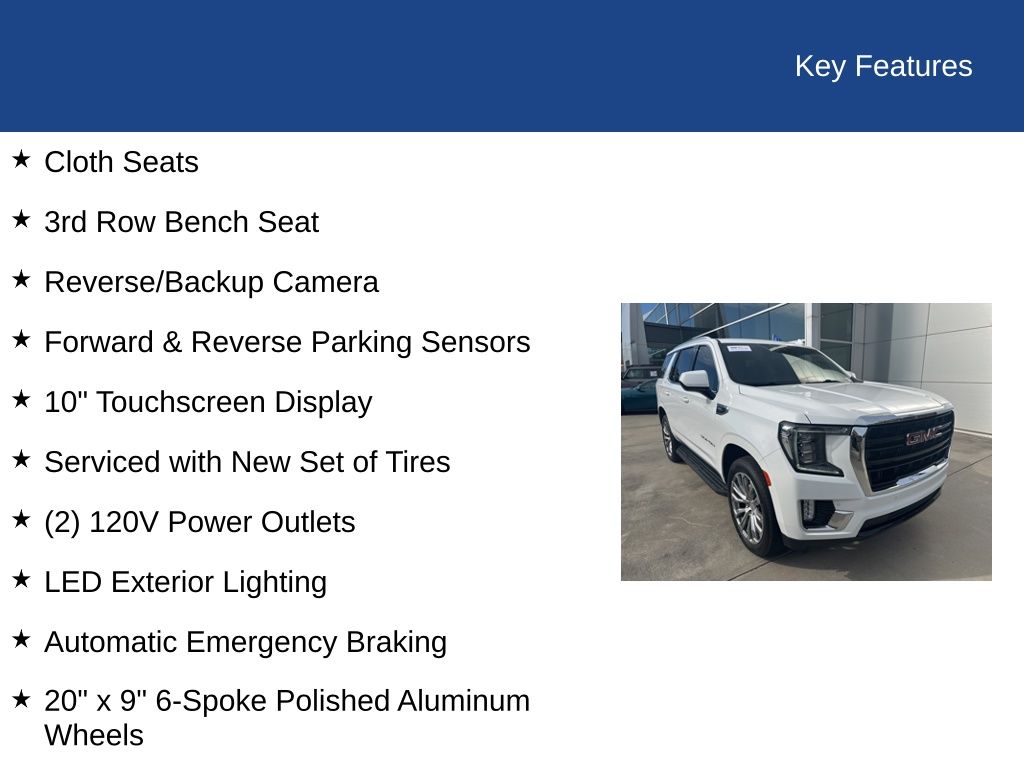 2021 GMC Yukon 2WD SLE