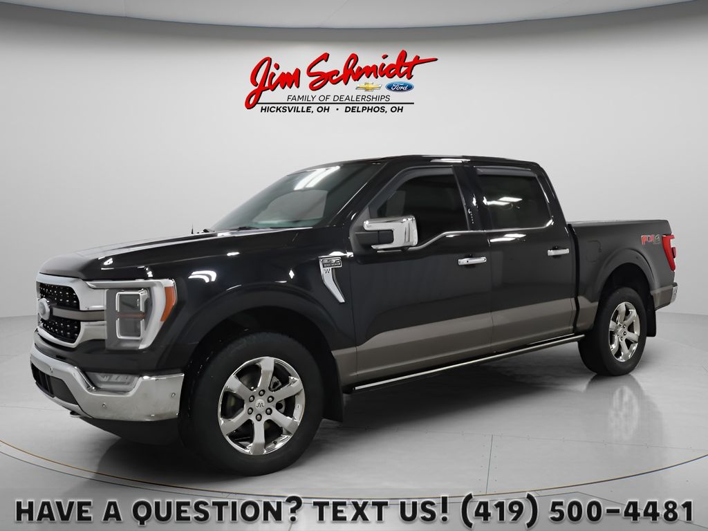 Agate Black Metallic 2021 Ford F-150 Pickup Truck Four-Wheel Drive Automatic