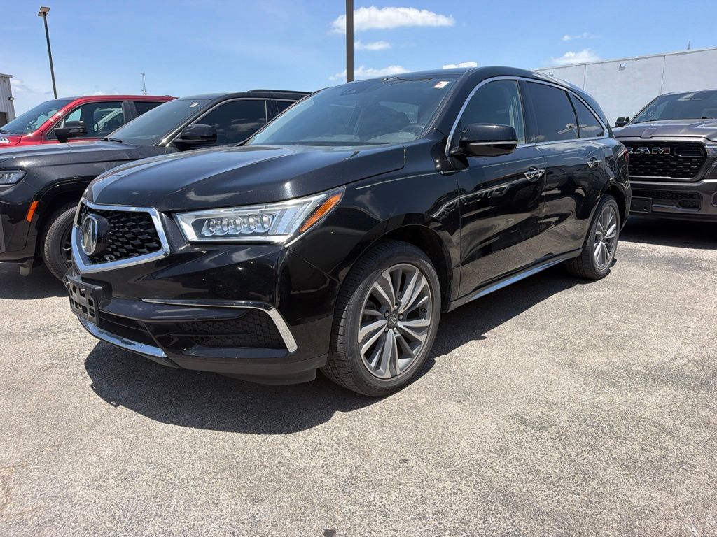 Crystal Black Pearl 2017 Acura MDX SUV / Crossover All-Wheel Drive 9-Speed Automatic