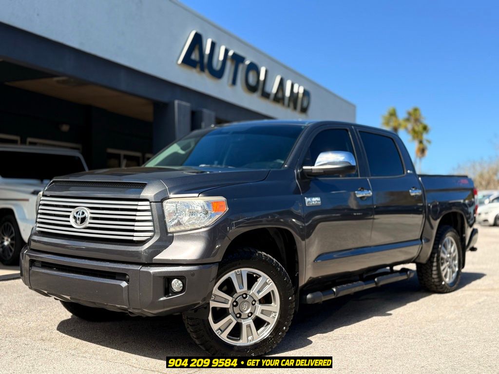 Magnetic Gray Metallic 2015 Toyota Tundra Pickup Truck Four-Wheel Drive 6-Speed Automatic Overdrive