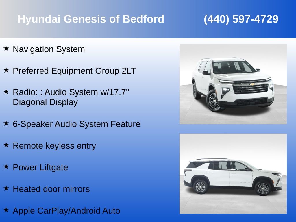 Used 2026 Chevrolet Traverse LT For Sale in Bedford, OH