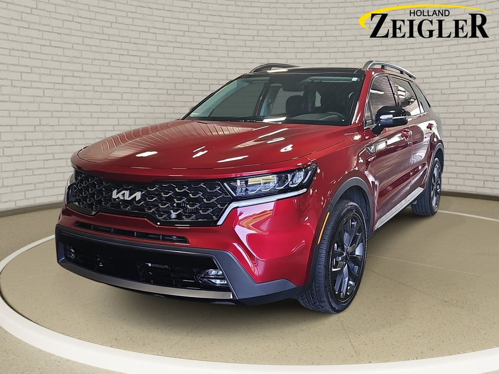 Passion Red Tintcoat 2023 Kia Sorento SUV / Crossover All-Wheel Drive 8-Speed Dual Clutch