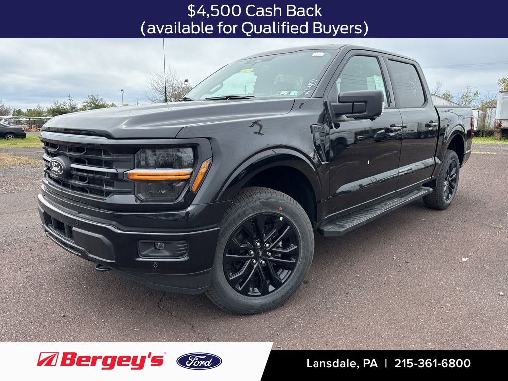 Agate Black Metallic 2026 Ford F-150 Pickup Truck Four-Wheel Drive Automatic