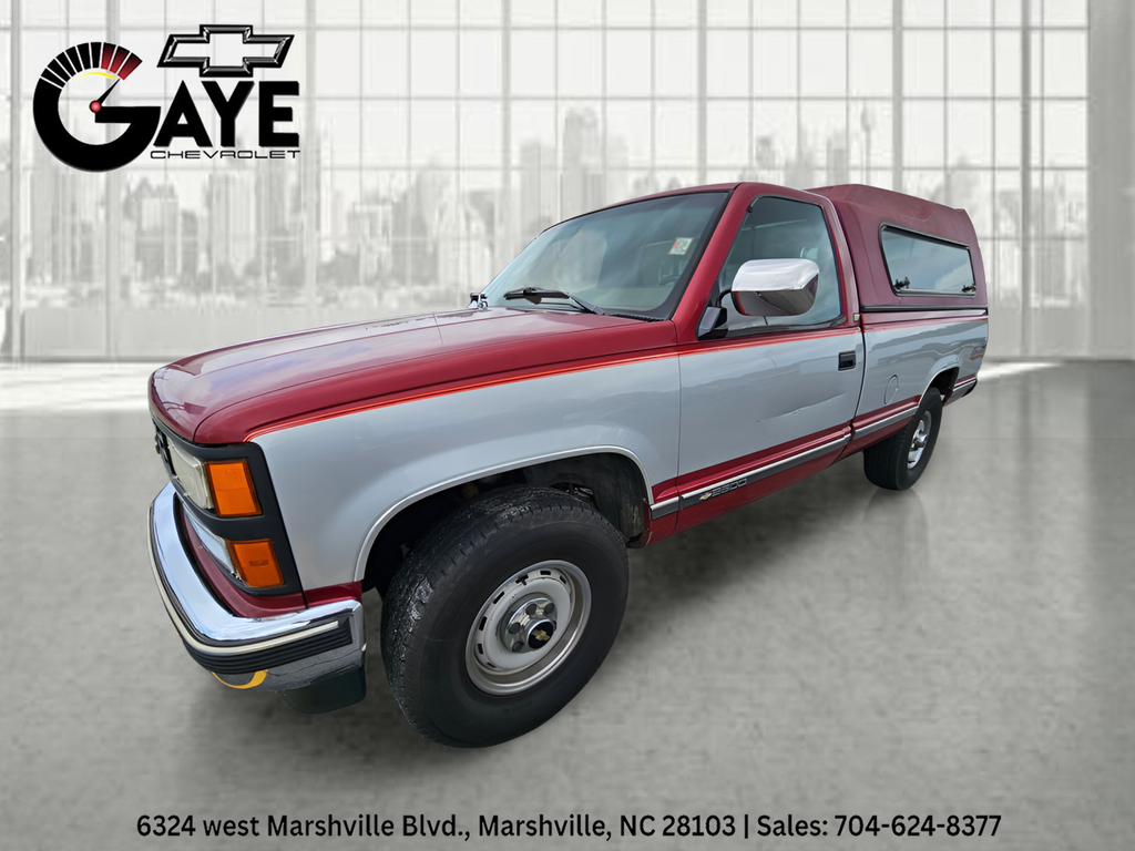 Red / Silver 1990 Chevrolet C/K 2500 Pickup Truck Automatic