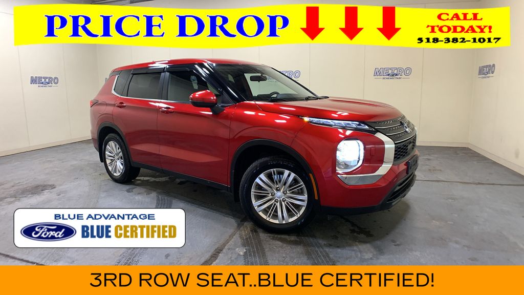 Red Diamond 2024 Mitsubishi Outlander SUV / Crossover All-Wheel Drive Continuously Variable Transmission