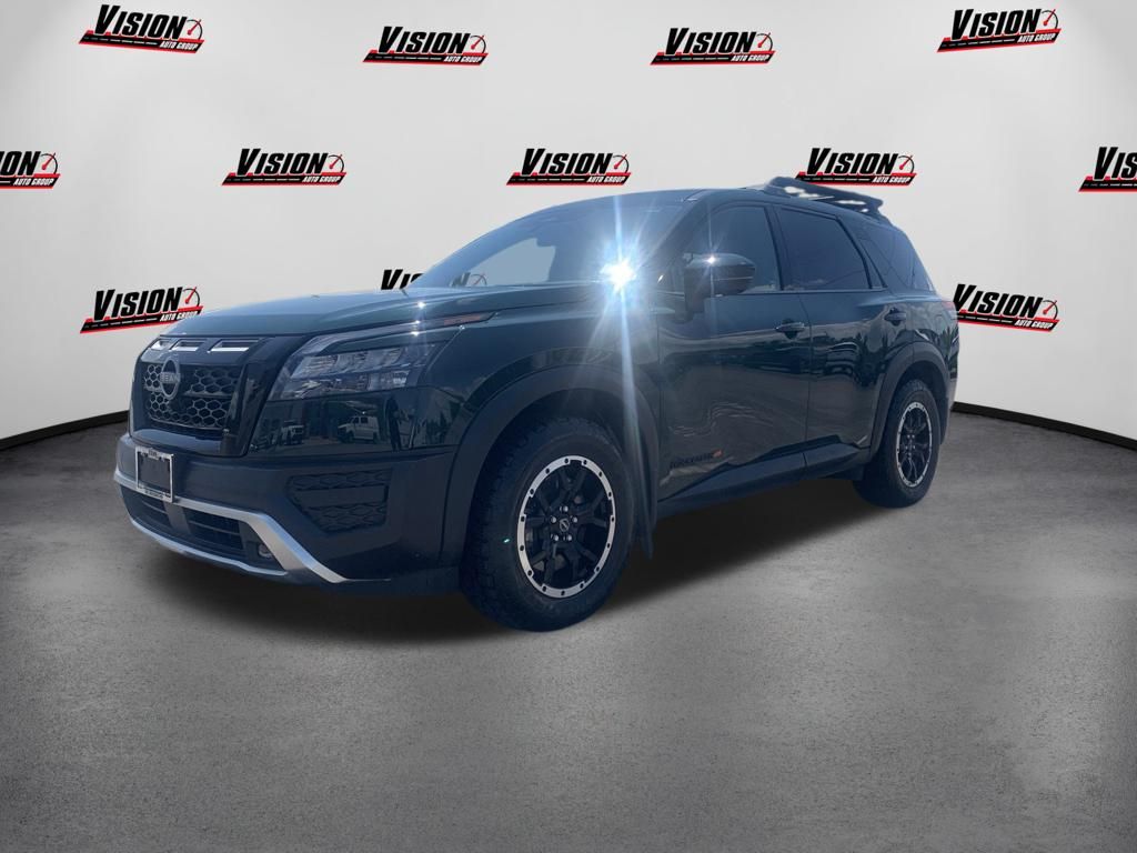 Black (Obsidian Green Pearl) 2024 Nissan Pathfinder SUV / Crossover All-Wheel Drive 9-Speed Automatic