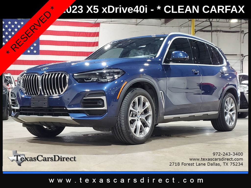 Phytonic Blue Metallic 2023 BMW X5 SUV / Crossover All-Wheel Drive 8-Speed Automatic