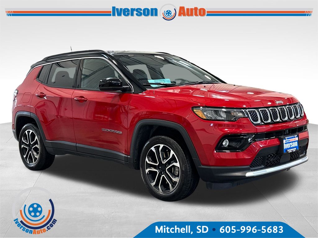 Red 2024 Jeep Compass SUV / Crossover Four-Wheel Drive 8-Speed Automatic