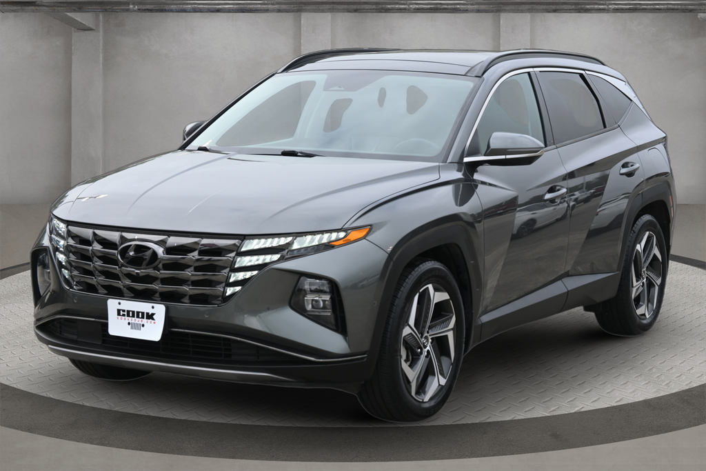 Amazon Gray 2022 Hyundai Tucson Limited FWD SUV / Crossover Front-Wheel Drive 8-Speed Automatic