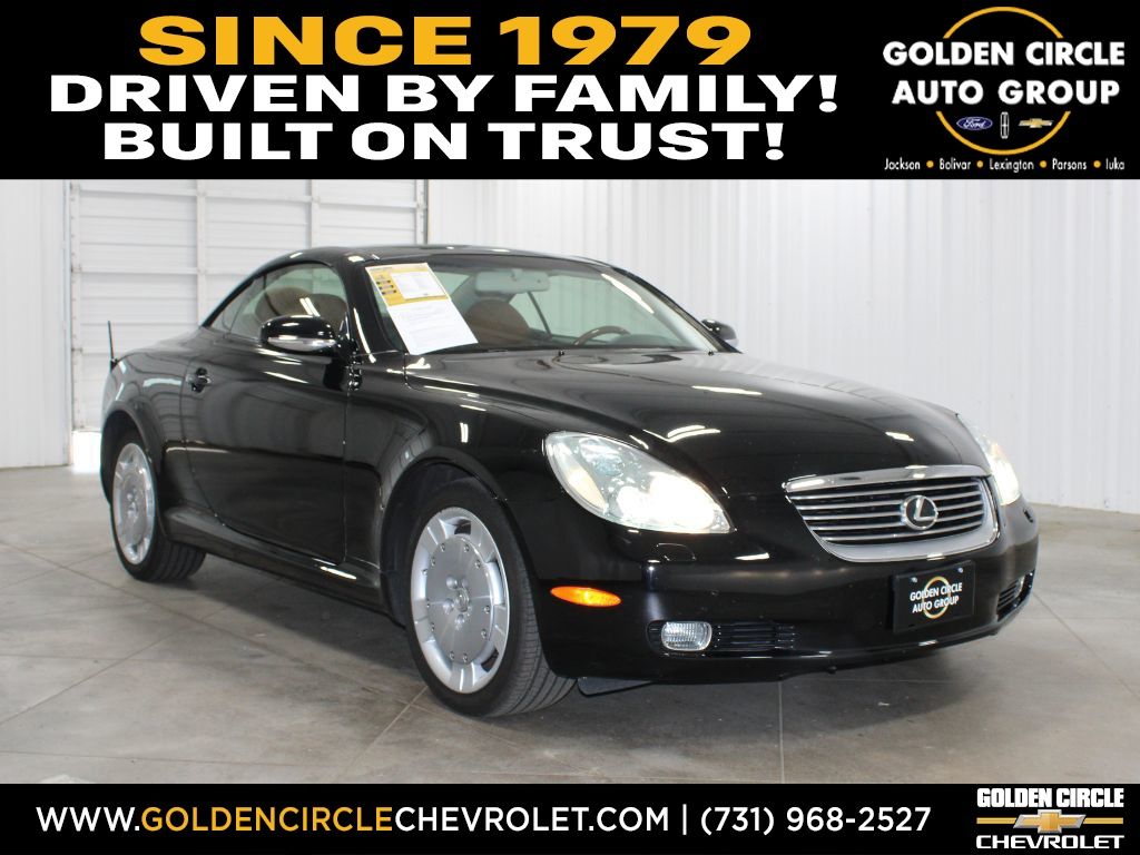 Black Onyx 2003 Lexus SC 430 RWD Convertible Rear-Wheel Drive 5-Speed Automatic Overdrive