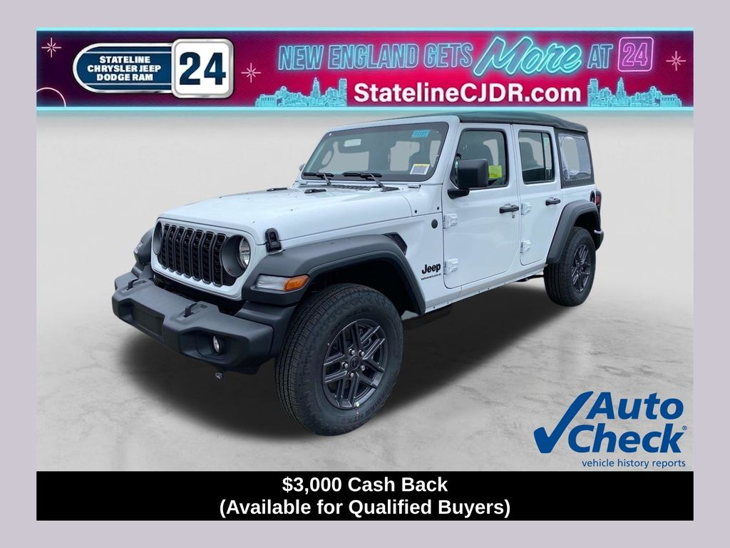 Bright White Clearcoat 2026 Jeep Wrangler SUV / Crossover Four-Wheel Drive 6-Speed Manual