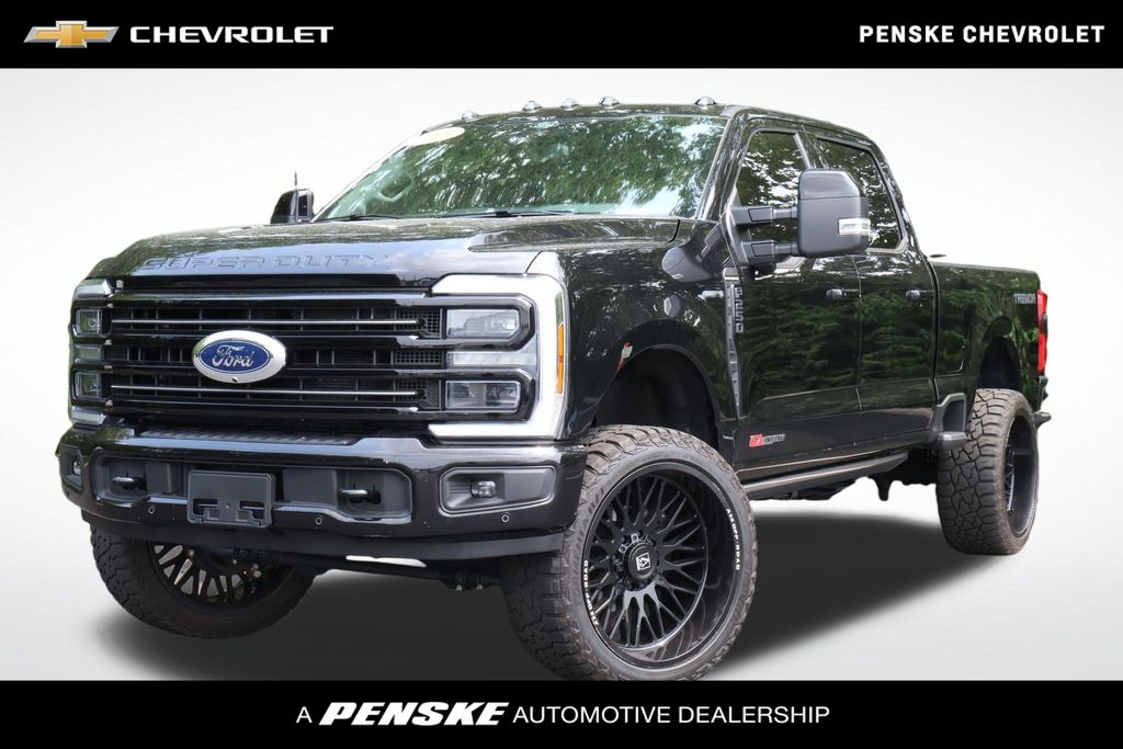 Black Metallic 2025 Ford F-250 Super Duty Pickup Truck Four-Wheel Drive Automatic