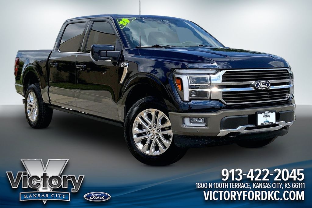 Antimatter Blue Metallic 2025 Ford F-150 Pickup Truck Four-Wheel Drive Automatic