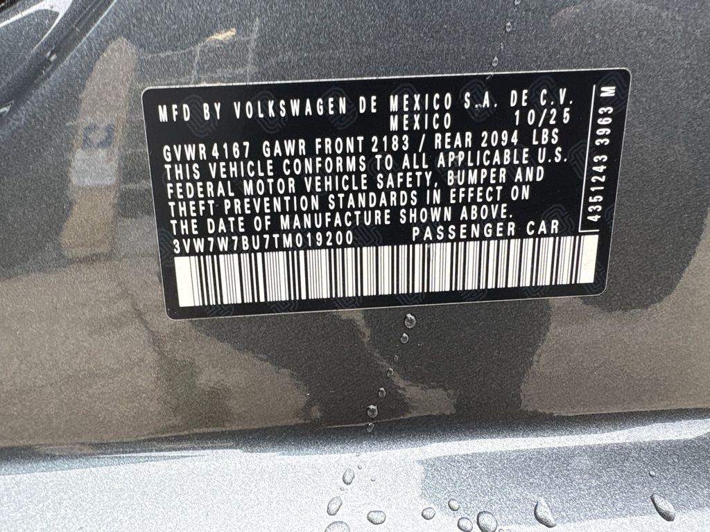 New 2026 Metallic Volkswagen 1.5T SE image 29