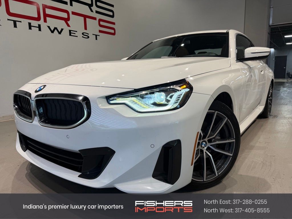 Alpine White 2022 BMW 2 Series Coupe Rear-Wheel Drive 8-Speed Automatic