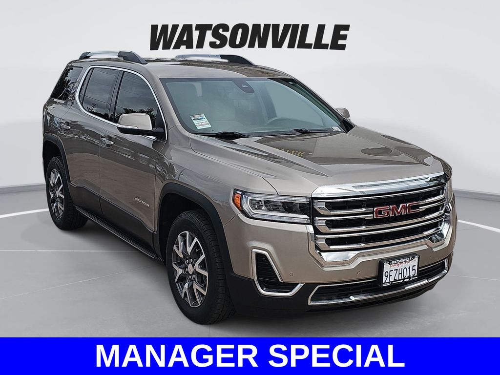 Light Stone Metallic 2023 GMC Acadia SUV / Crossover Four-Wheel Drive 9-Speed Automatic