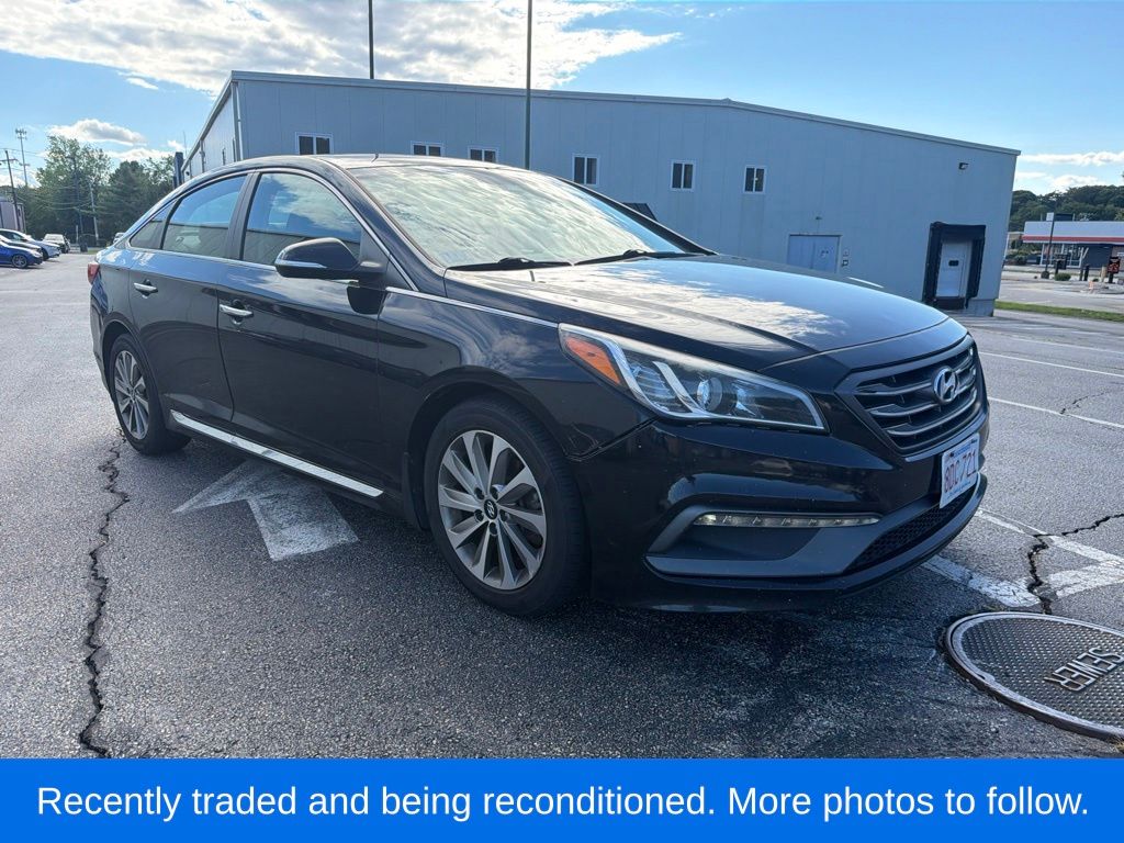 Phantom Black 2017 Hyundai Sonata Sedan Front-Wheel Drive 6-Speed Automatic
