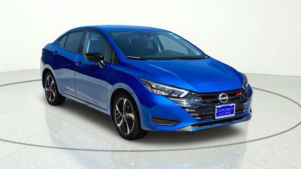 Electric Blue Metallic 2024 Nissan Versa Sedan Front-Wheel Drive Continuously Variable Transmission
