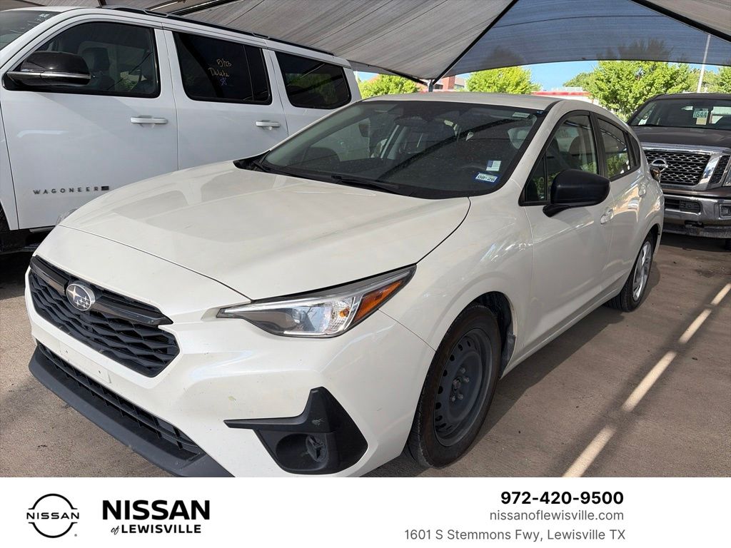 Crystal White Pearl 2024 Subaru Impreza Wagon All-Wheel Drive Continuously Variable Transmission