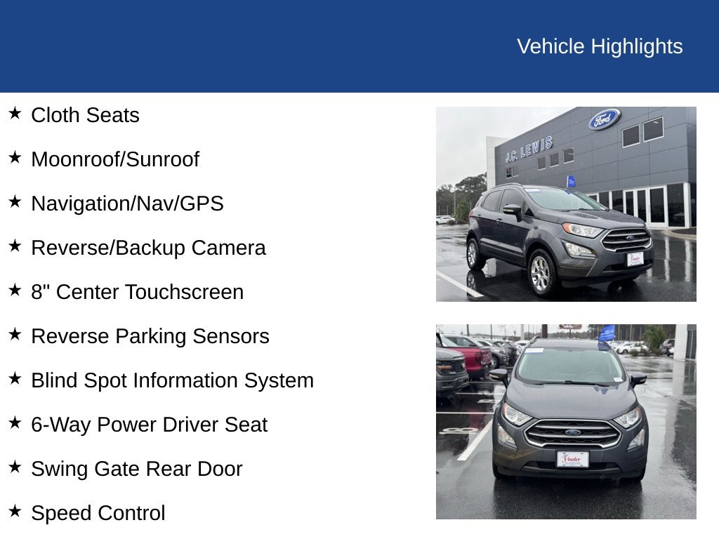 2020 Ford EcoSport SE