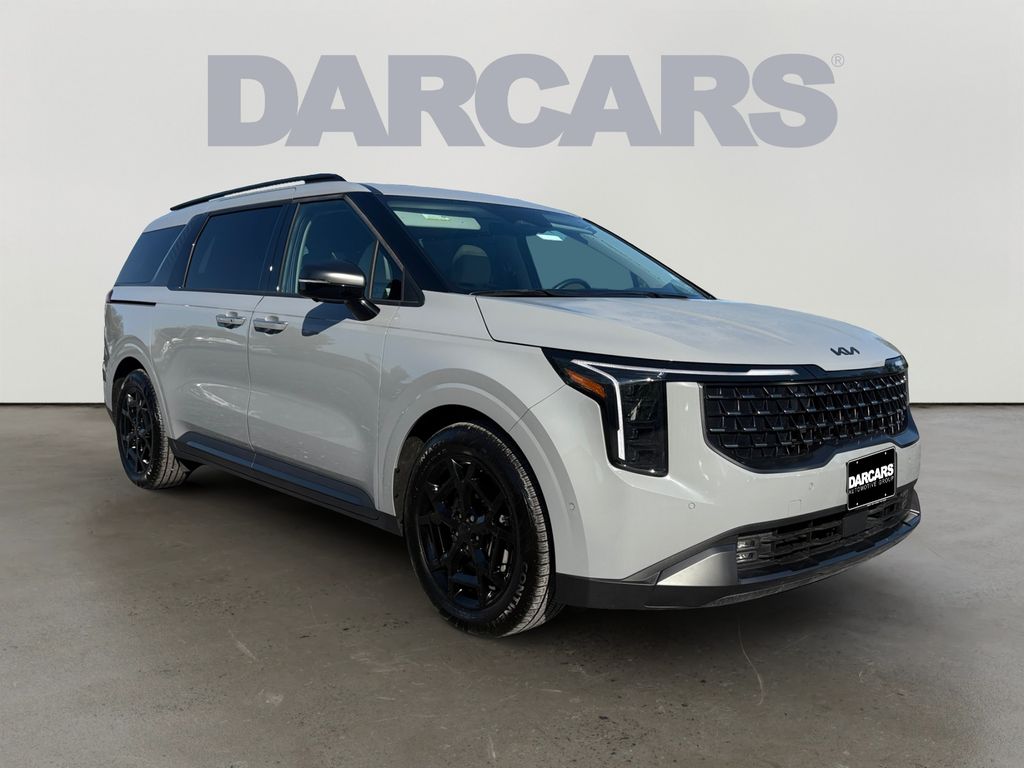 Ceramic Silver 2025 Kia Carnival SX Prestige FWD Minivan Front-Wheel Drive 8-Speed Automatic