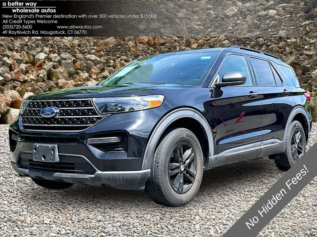 Black Metallic 2020 Ford Explorer SUV / Crossover All-Wheel Drive Automatic