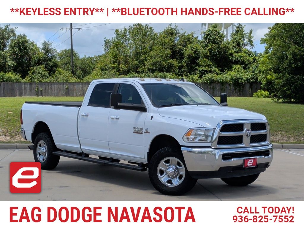 Bright White Clearcoat 2014 RAM 3500 SLT Crew Cab LB 4WD Pickup Truck Four-Wheel Drive 6-Speed Automatic