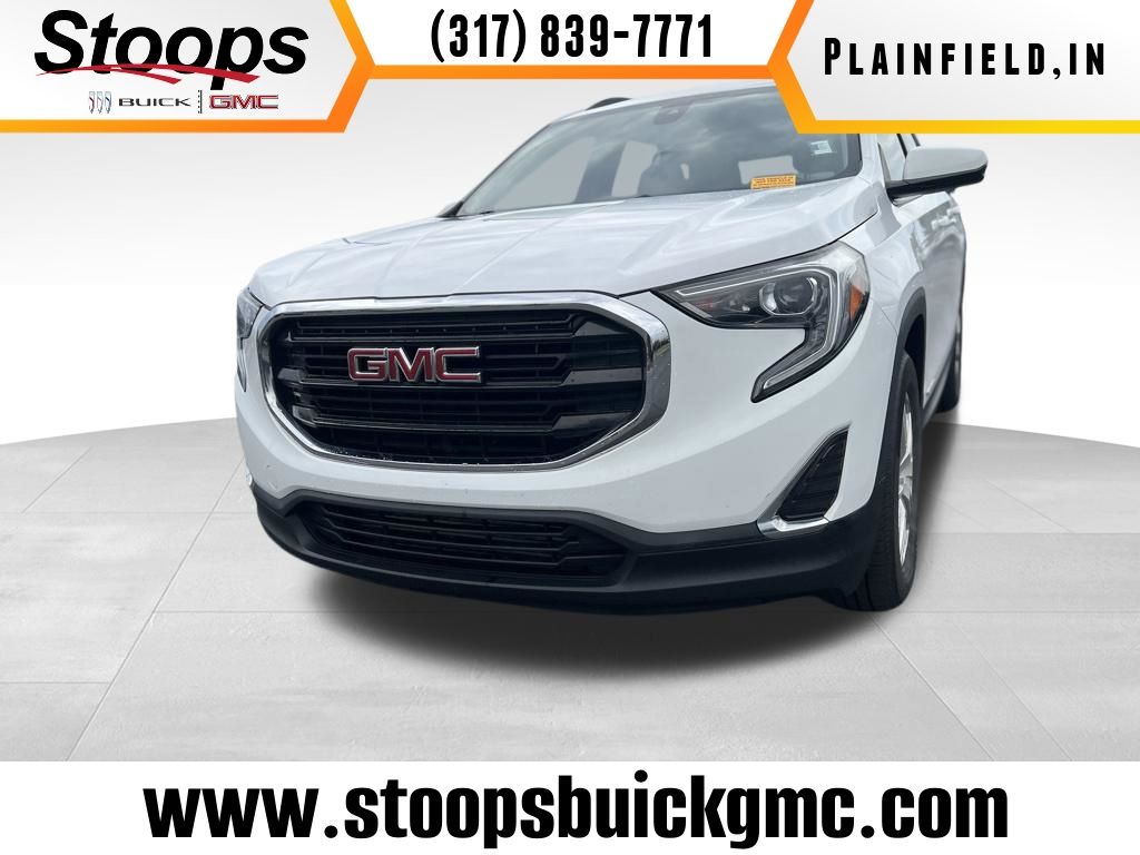 Summit White 2020 GMC Terrain SLE FWD SUV / Crossover Front-Wheel Drive 9-Speed Automatic