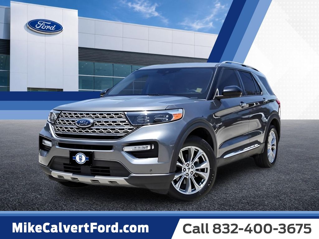 Gray Metallic 2023 Ford Explorer SUV / Crossover All-Wheel Drive Automatic