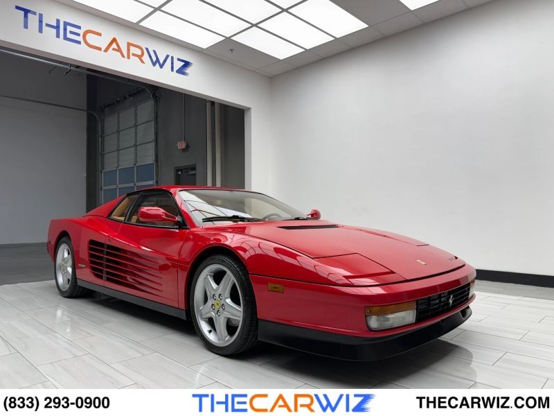 Rosso Corsa 1988 Ferrari Testarossa RWD Coupe Rear-Wheel Drive Manual