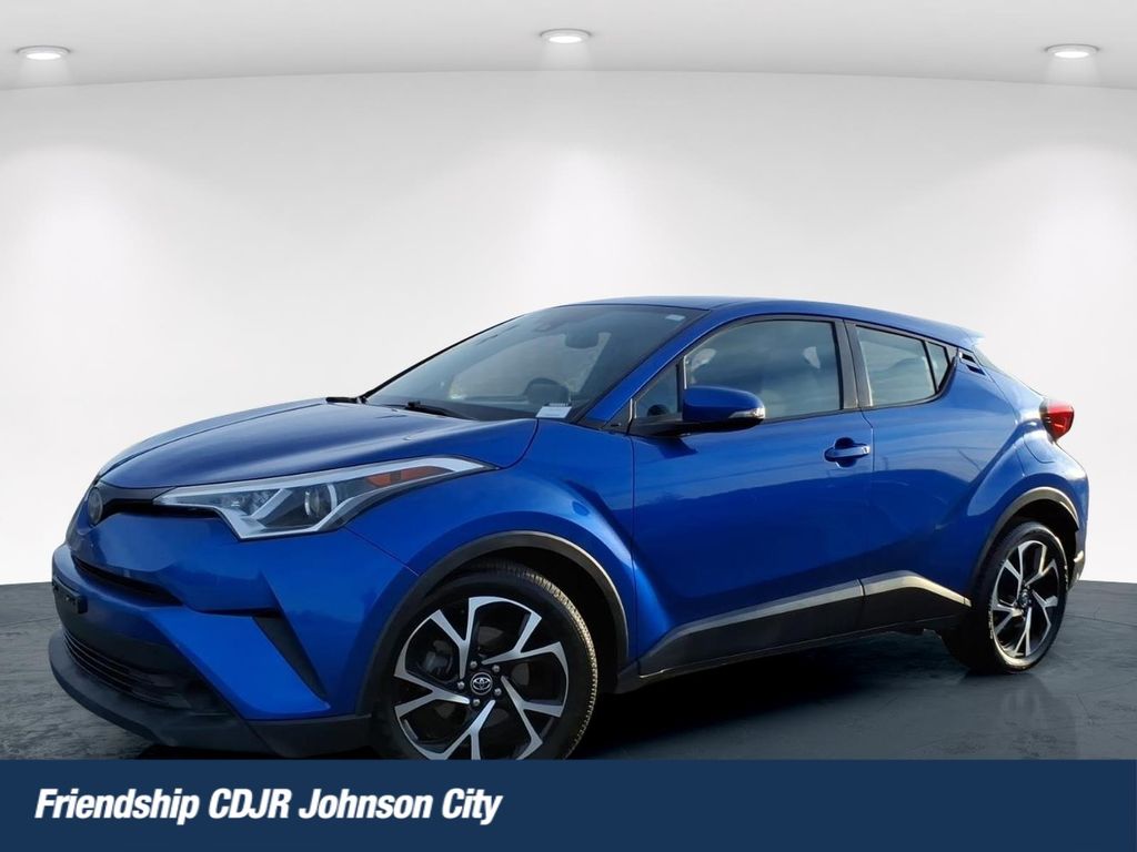 Blue 2019 Toyota C-HR XLE SUV / Crossover Front-Wheel Drive Continuously Variable Transmission